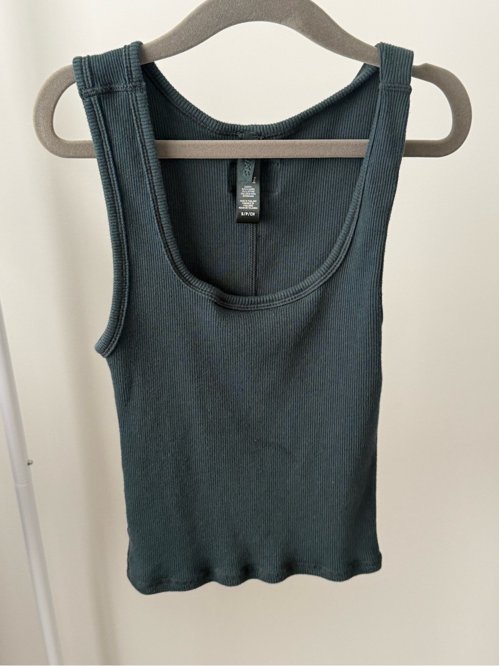 Skims Cotton Ribbed Tank Size S